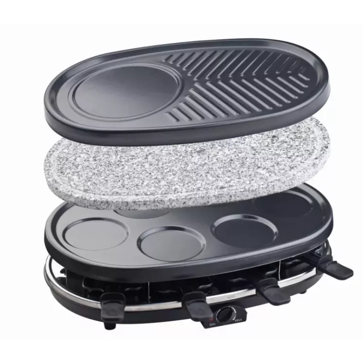 APPAREIL A RACLETTE 8 PERS - 4 EN 1
