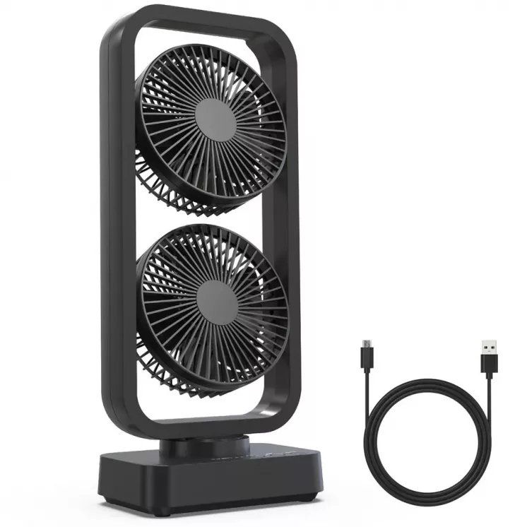 VENTILATEUR RECHARGEABLE & BI DIRECTIONNEL