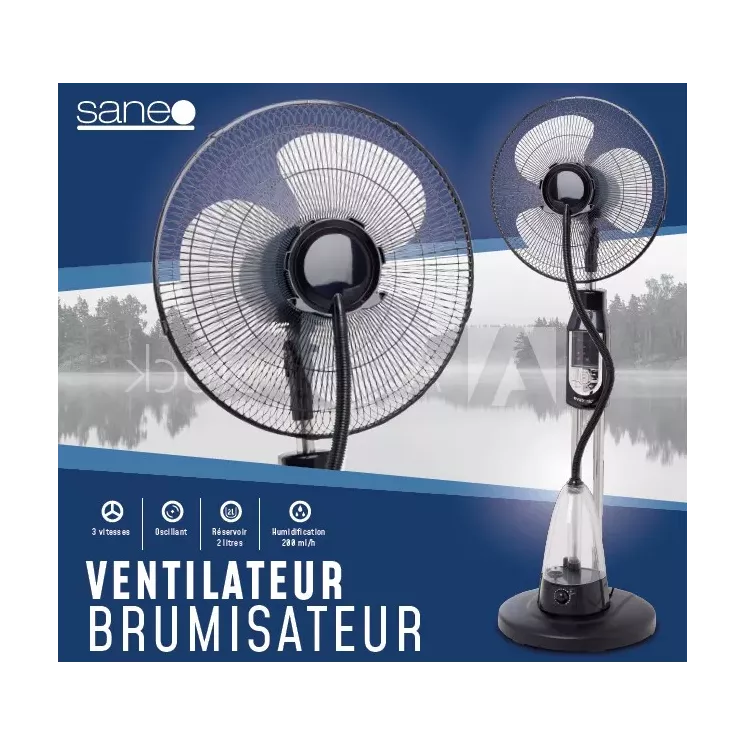 VENTILATEUR & BRUMISATEUR SUR PIED