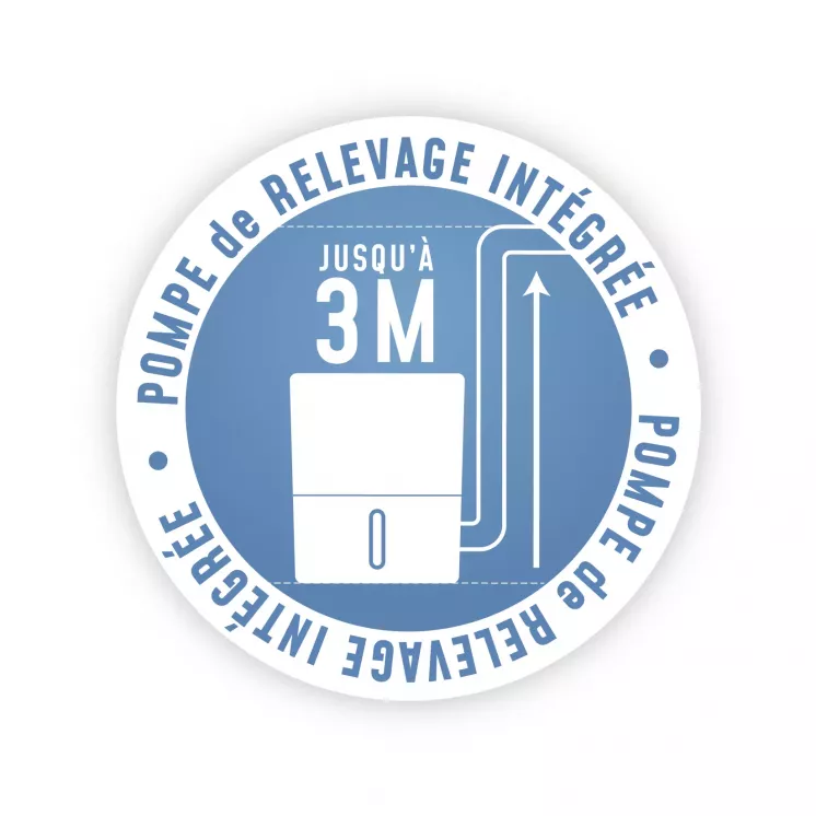 DESHUMIDIFICATEUR 30 LITRES CONNECTE